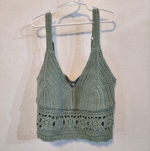 Hollister Crochet Crop Top